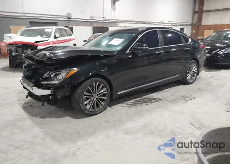 2015 Hyundai Genesis 3.8 из США, поврежденный, VIN KMHGN4JE8FU039756